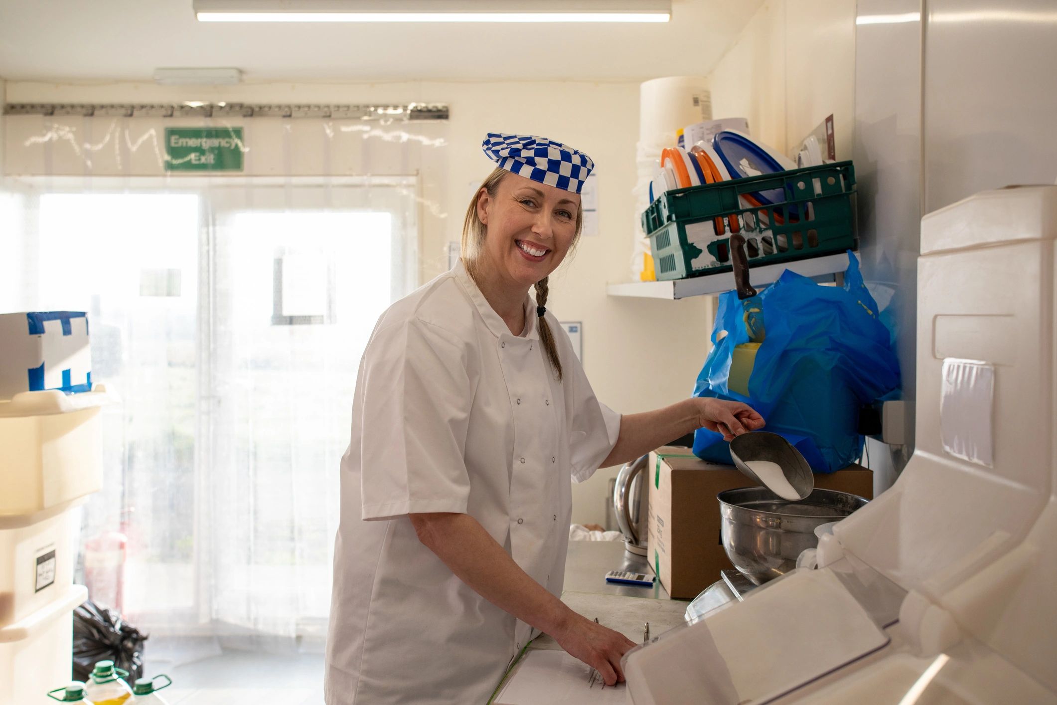 Portrait of a smiling bakery chef