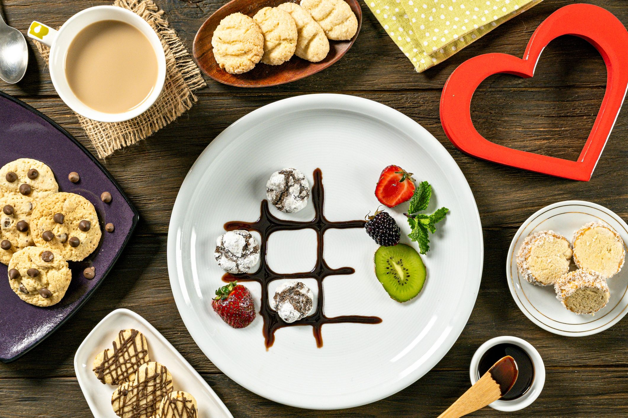 Creative dessert presentation suitable for special events